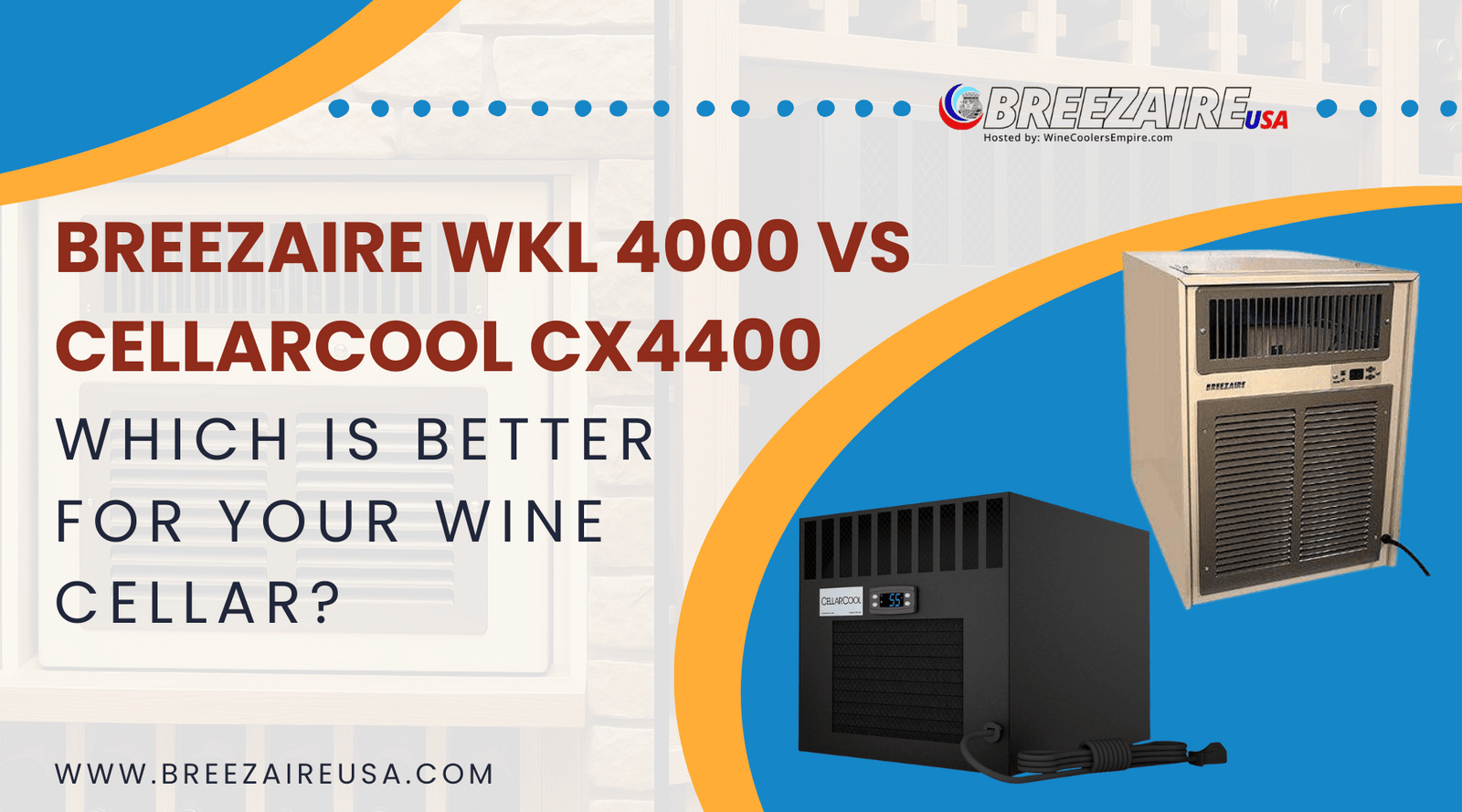Breezaire WKL 4000 vs CellarCool CX4400: Which Is Better for Your Wine Cellar? | Breezaire USA